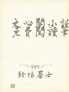 文心阁小说全文免费阅读笔趣阁