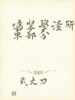 伪装学渣所有开车部分