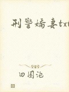 刑警娇妻txt