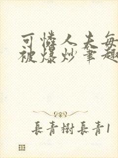 可怜人夫每天都被爆炒笔趣阁封面