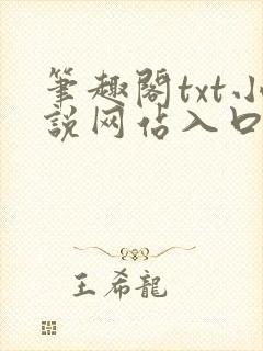 笔趣阁txt小说网站入口