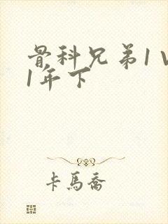 骨科兄弟1 V1年下