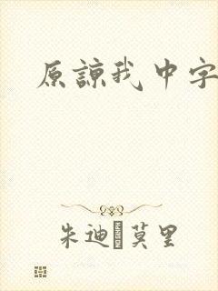 原谅我中字