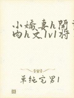 小娇妻h开荤粗肉h文1v1将军封面