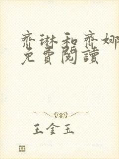 齐琳和齐娜全文免费阅读封面