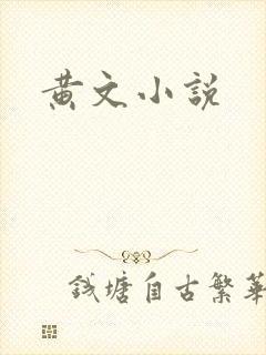 黄文小说