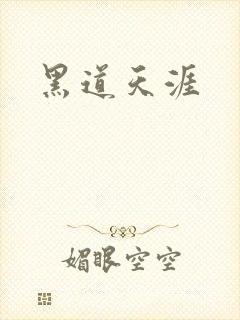 黑道天涯封面