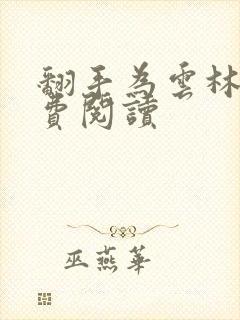 翻手为云林云免费阅读封面