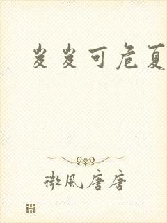 岌岌可危夏小正