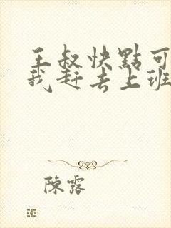 王叔快点可以吗我赶去上班封面