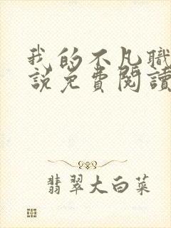 我的不凡职业小说免费阅读