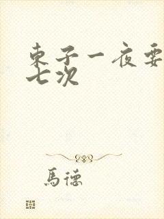 东子一夜要白洁七次封面