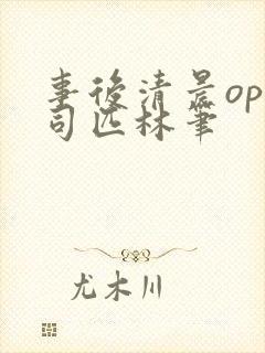 事后清晨op阿司匹林笔封面