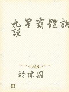 九星霸体诀 小说封面