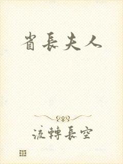 省长夫人封面