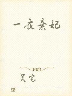 一夜弃妃封面