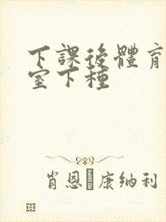 下课后体育器材室下种