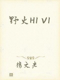 野火H1 V1封面