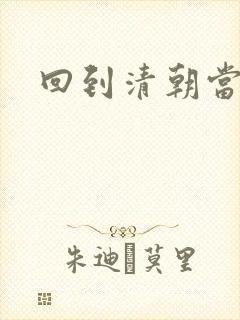 回到清朝当王爷