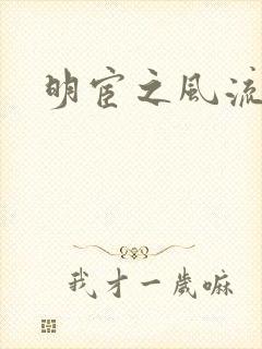 明宦之风流无边