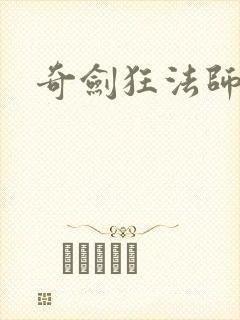 奇剑狂法师封面