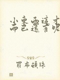 小东西这才一根而已还有呢封面