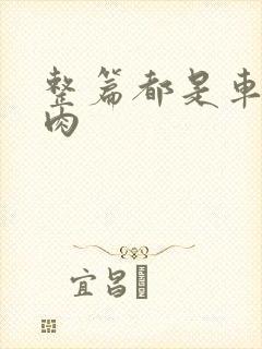 整篇都是车的多肉