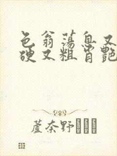 色翁荡息又大又硬又粗肖艳封面