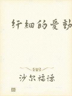 纤细的爱动漫封面