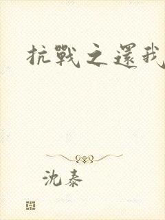 抗战之还我河山封面