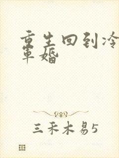 重生回到冷战前军婚