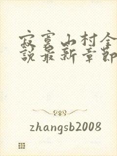 寂寞山村全部小说最新章节