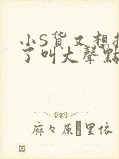 小S货又想挨C了叫大声点小