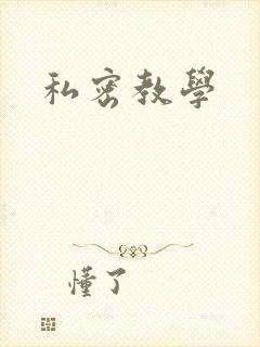 私密教学封面