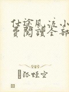 仕途风流小说免费阅读全部章节封面