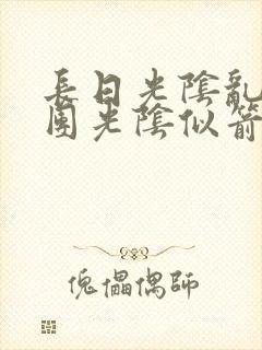 长日光阴乱作一团光阴似箭眇眇