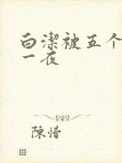 白洁被五个人玩一夜
