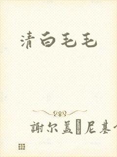 清白毛毛