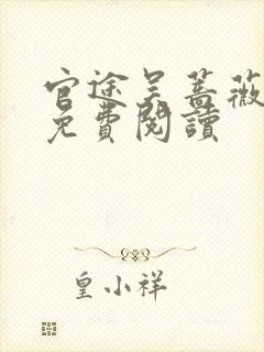 官途吴蔷薇全文免费阅读