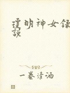 琼明神女录 小说封面