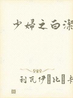 少妇之白洁全篇封面