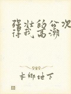 强壮的公次次弄得我高潮