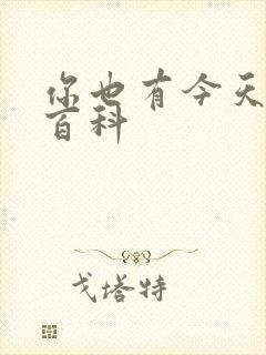 你也有今天百度百科封面