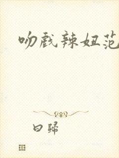 吻戏辣妞范封面