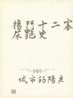 杨门十二寡妇肉床艳史封面
