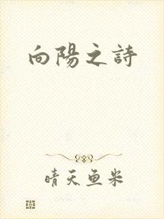 向阳之诗封面