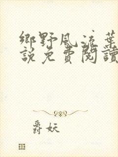 乡野风流叶凡小说免费阅读封面