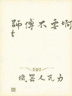 师傅不要啊txt封面