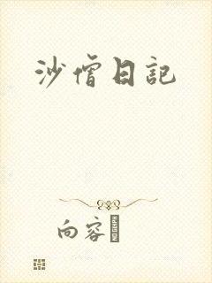 沙僧日记封面