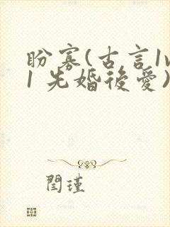 盼寡(古言1v1 先婚后爱)